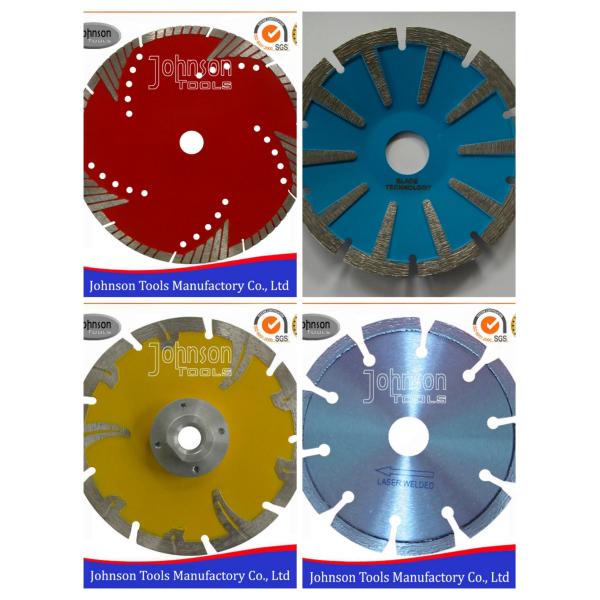 Narrow U Slot Type Diamond Stone Cutting Blades High Efficiency Wet Cutting 12”- 64”