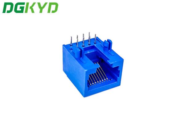 DGKYD56221118IWD1DY1027 Pacote de linha única PA46 Azul RJ45 Conector Rectangular RJ45 Sem transformador