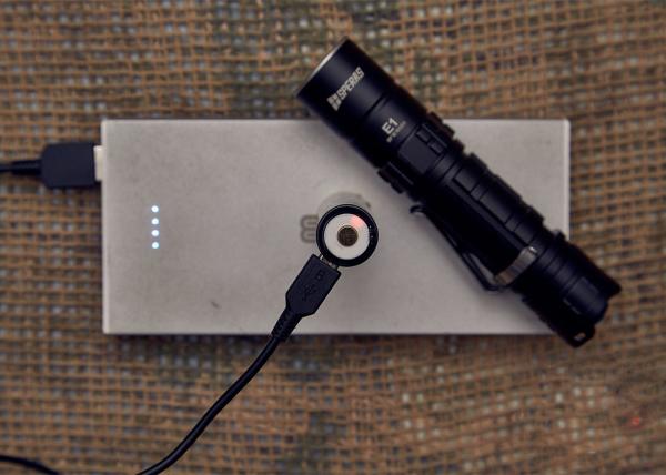 Waterproof Military Handheld Size 500lm EDC LED Flashlight