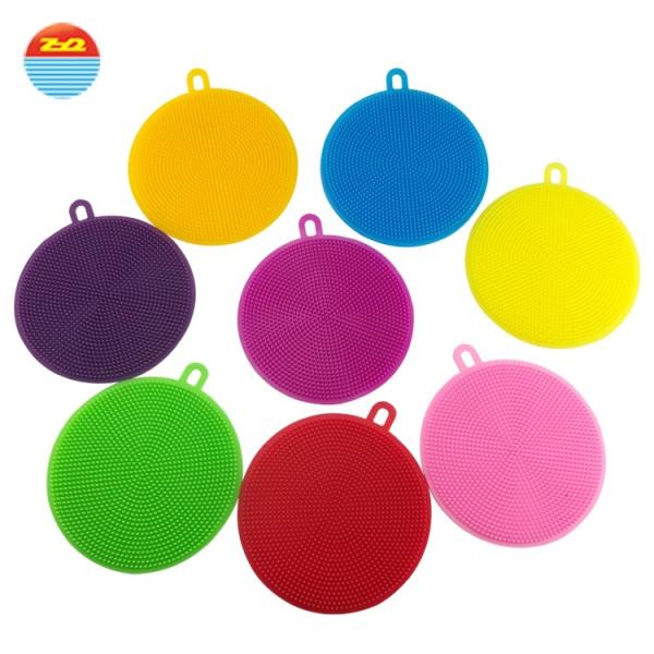 Home And Kitchen Silicone Kitchen Brush Sponge Soft Silicone Kitchen Accessories