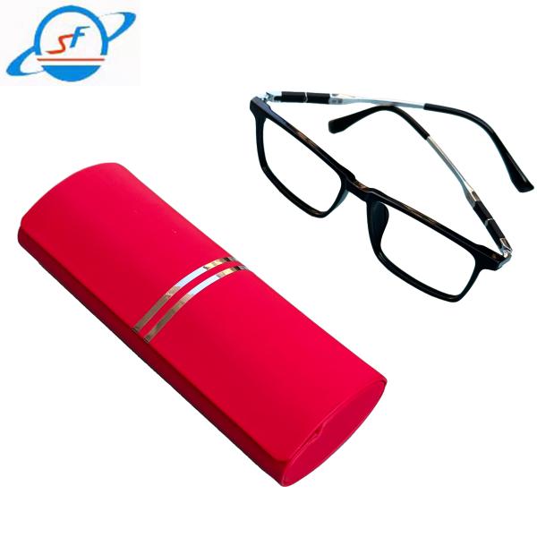 Настройка PU кожаная крышка женские солнцезащитные очки Чехлы модные