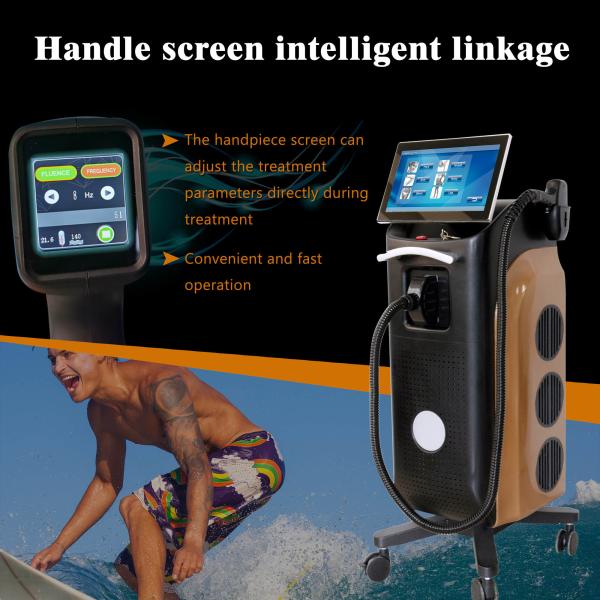 755 808 1064 Laser dépilation machine d'épilation pour une peau lisse et sans poils