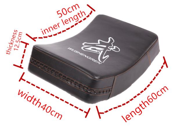 pu leather foot traning kick pads for taekwondo kicking target