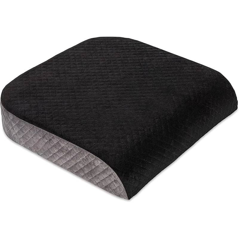 Adults Knitted Plush Velvet X-Large Memory Foam Seat Cushion for Office Chair and Car
