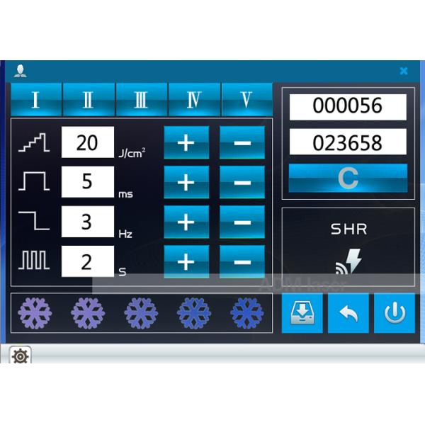 Portable 808nm Professional Shr Hair Removal Equipment With Common Beauty Cares Function