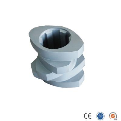 Parafusos duplos extrusores de barril parafusos de plástico para fabricação de peças de máquinas para elementos de parafusos