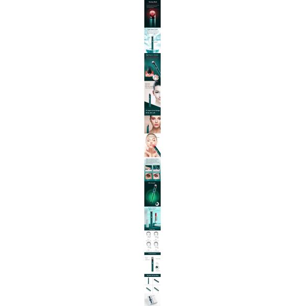 Vibration HandHeld Anti Aging Eye Massage Pen Dark Circles Removal