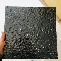 Foshan Factory Direct PVD Titane noir à l'eau ondulée Plaque d'acier inoxydable Prix
