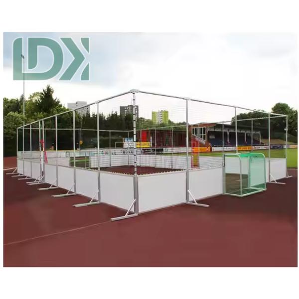 Customized Portable European Football Field Cage Movable Mini Cage For Fewer Players