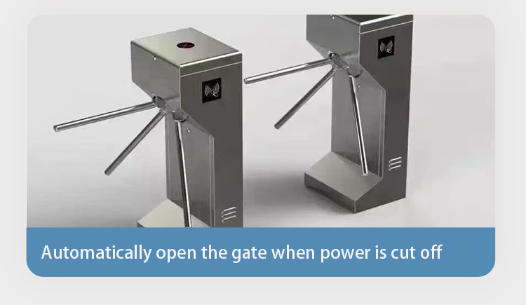 Three Roller Tripod Turnstile Gate Entrance , Revolving Door Access Control System