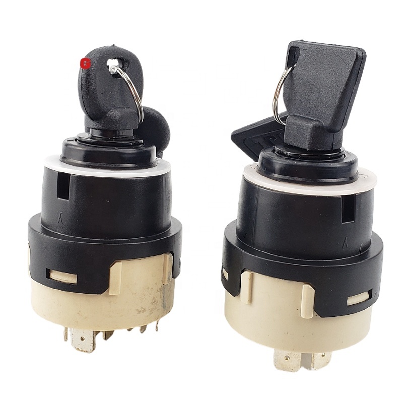JUYULONGfor JCB Start Ignition Switch JCB210 230 240 370 Dig Electromechanical Door Lock Key Ignition Switch 8610079