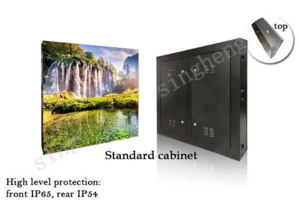 P10 Large LED Advertising Screens Fast Installation IP65 Degree For Modules IC