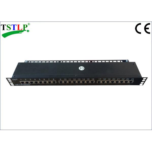 1000 Mbits/S RJ45 Surge Protector , Ethernet Surge Protector With 24 Channel Ports