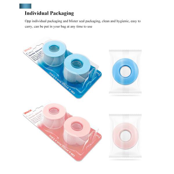 Геля силикона кожи пакета ленты 2Pcs объемной волны собственной личности уплотнения безопасностью расширения ресницы волос слипчивого дружелюбного материальные