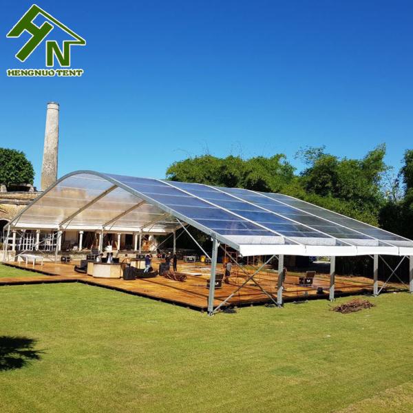 18x35 curvou das barracas exteriores do evento do telhado de Arcum dossel Dobro-revestido da tela do PVC