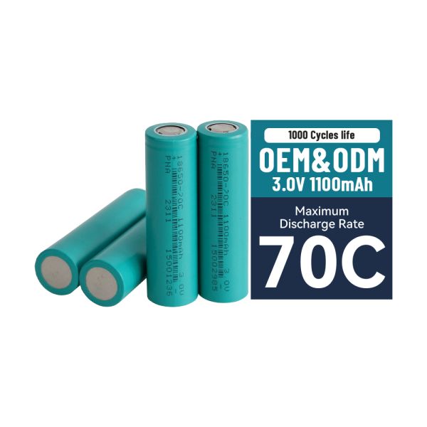 18650 Sodium Ion Battery with 1100mAh Capacity 3V Nominal Voltage and ≥1000 Cycle Life for Power Tools and E Scooters