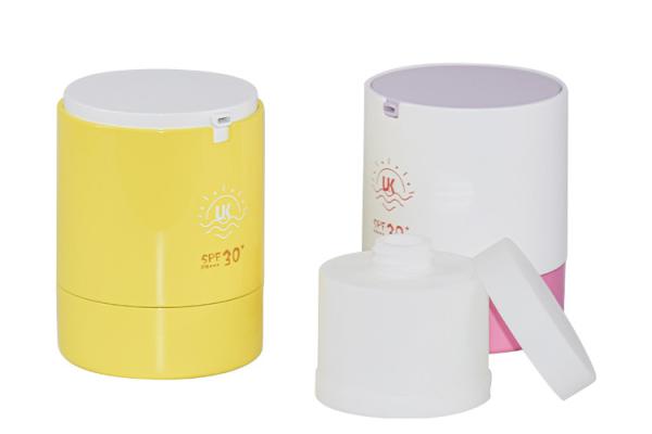 La protection solaire sans air remplaçable de pot tout est l'emballage rechargeable d'innovation de pp 50g
