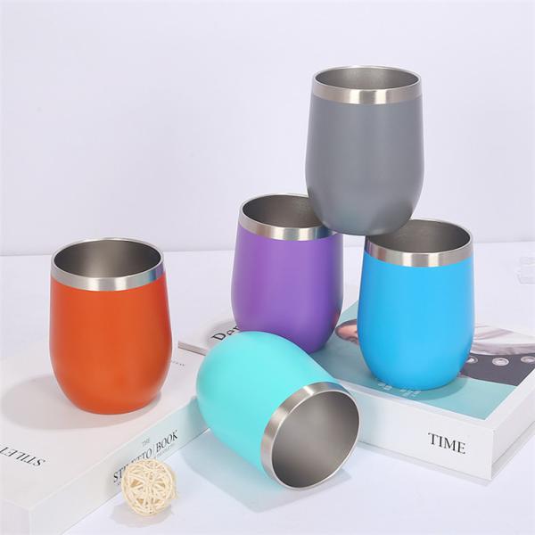 Яйцо формирует Tumbler 12oz чашки Thermos нержавеющей стали 304 201