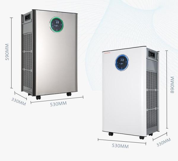 Diffuseur d'odeur d'air pour poissons domestiques 90m2 Purificateur d'air commercial 800m3/h