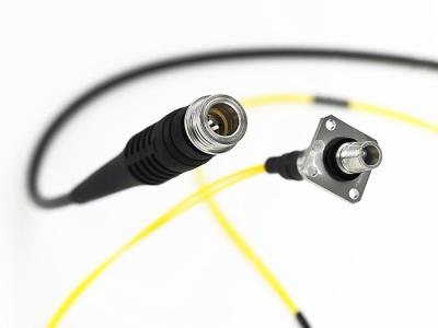 IP67 Waterproof a resistência de fogo de fibra óptica do cabo de remendo para o tipo conector de N do co-axial do RF