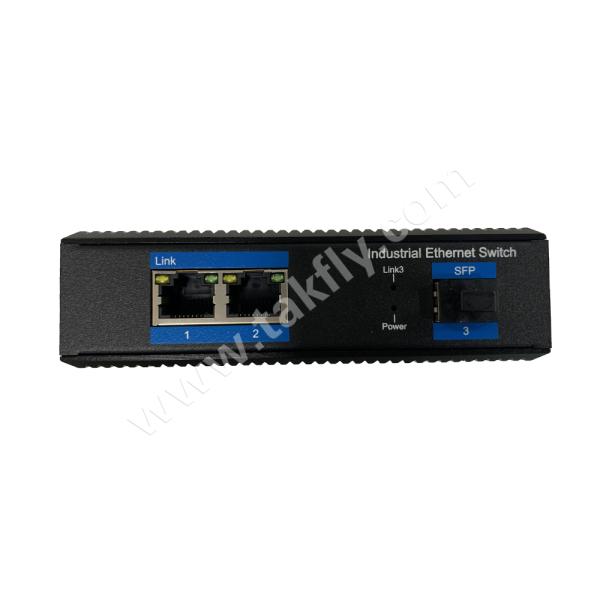 Industrial POE Ethernet Switch 2 Port Gigabit with SFP Slot