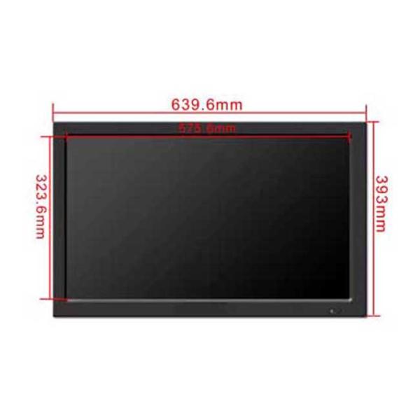 High Brightness CCTV HD Monitor With HDMI PAL Color system 60000H Life