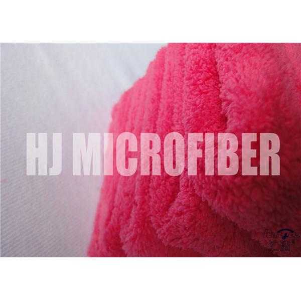Red Rose Cleaning Microfiber Cloths With 88% High Water - Absorption Rate 26X36cm