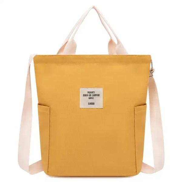 Full Color Custom Summer Canvas Crossbody Messenger Bag With Grommet Handle