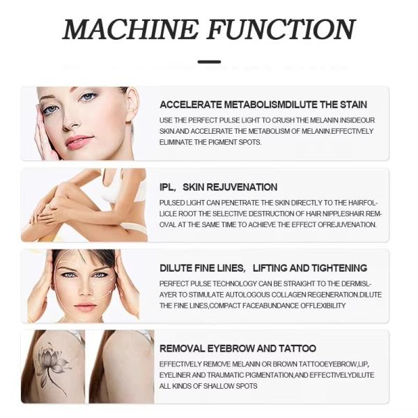 3 In 1 Soprano Sapphire 808 Diode Laser Hair Removal Device Ipl Laser Hair Removal