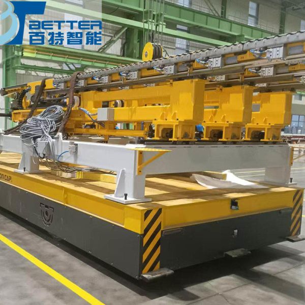 Battery-Powered Transfer Cart with 1-300ton Load Capacity and Customizable Options for Heavy Duty Material Transportation