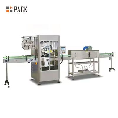 Máquina automática de rotulagem de mangas de garrafas encolhidas