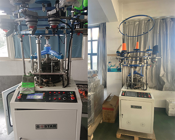 Standarded Device Auto Oil Bracer Knee Support Kneecap Knitting Machine for Years Warrant