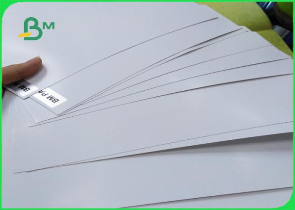 2 / S Coated Paper 115gsm Printable White Plain Gloss Art Paper For Cards