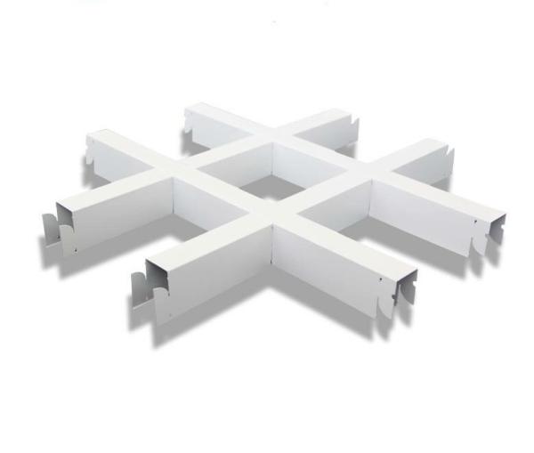 Metal Grid False Aluminum Open Cell Ceiling 100 x 100  Decorative RAL Color