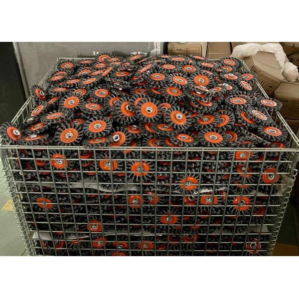 7 Inch OD Stringer Bead Knot Wire Wheel Brushes for Weld Cleaning