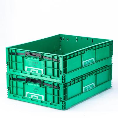 Caixa de vegetais dobrável para fácil transporte e armazenamento personalizado no armazém