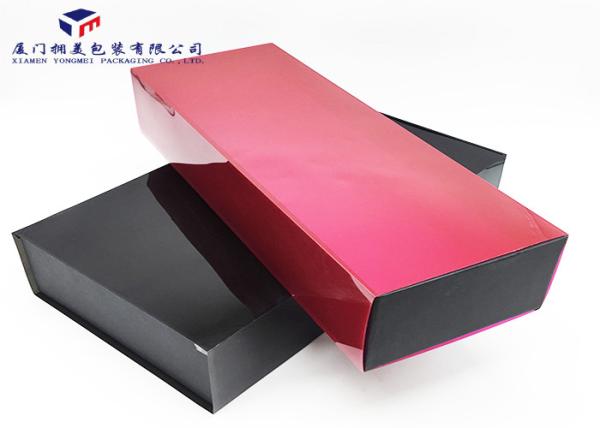 Clear Rigid Red PVC Sleeve Small Plastic Gift Boxes For Gifts 40X14.4X9cm