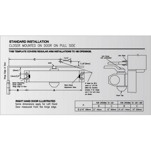 40kg Aluminum Door Closer