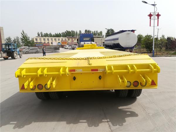 60T 100T 4 Axle Gooseneck Lowboy Trailer