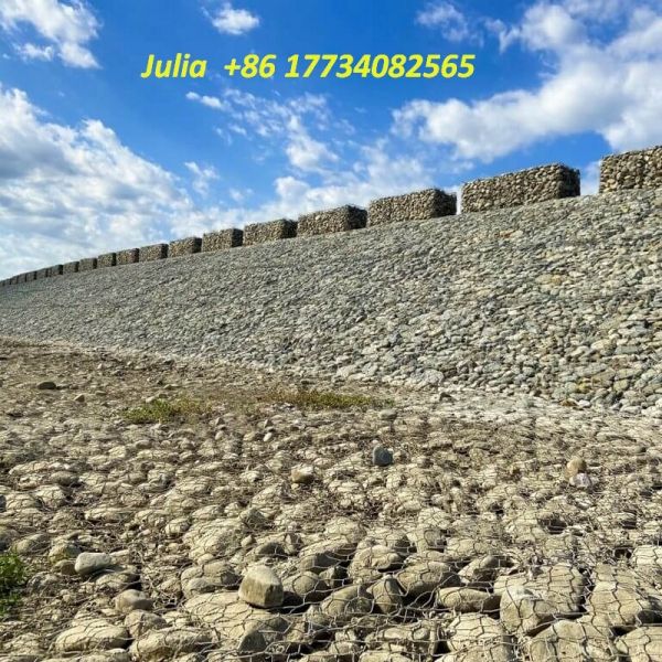 Wire Mesh Gabion Box Baskets With Zinc Coated Wire Suitable For Various Retaining Wall And Rockfall Protection Installations