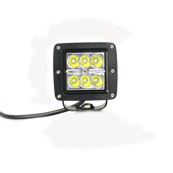 Aluminum Cube LED Offroad Lights 4 Inch Stainless Steel Bracket Material