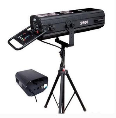 High Brightness DMX 2500w Follow Spot Light Heat Control , Manual Focus Function