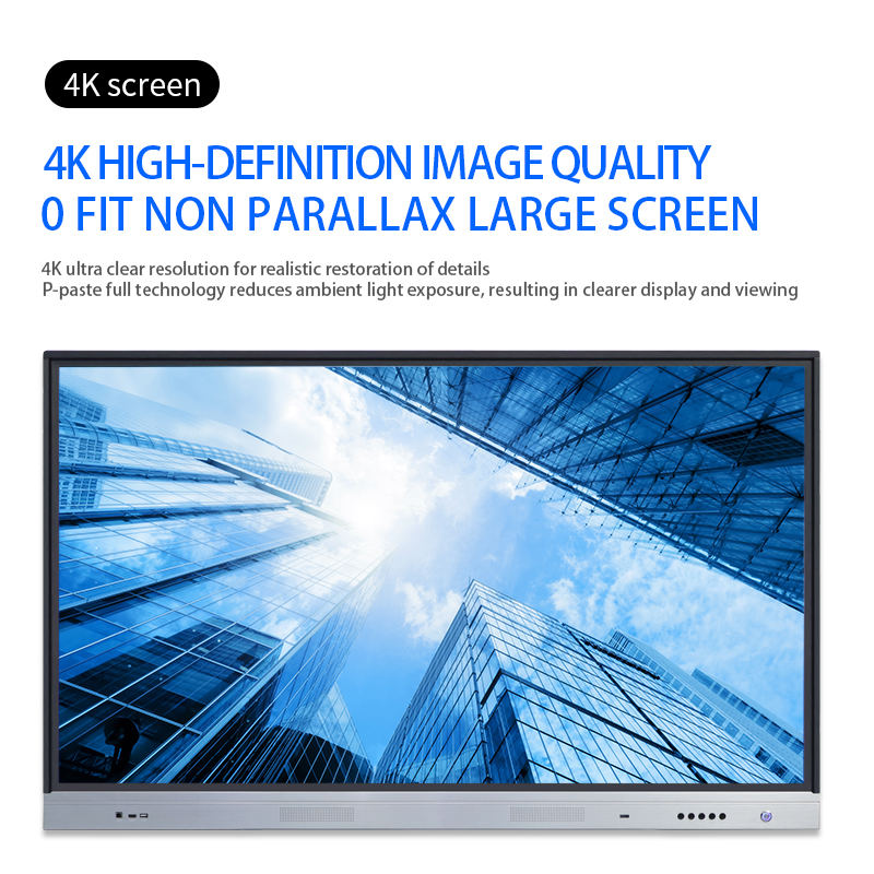 65 75 86 98 дюймовая интерактивная 4k доска для смарт-телевизоров All-in-one с камерой