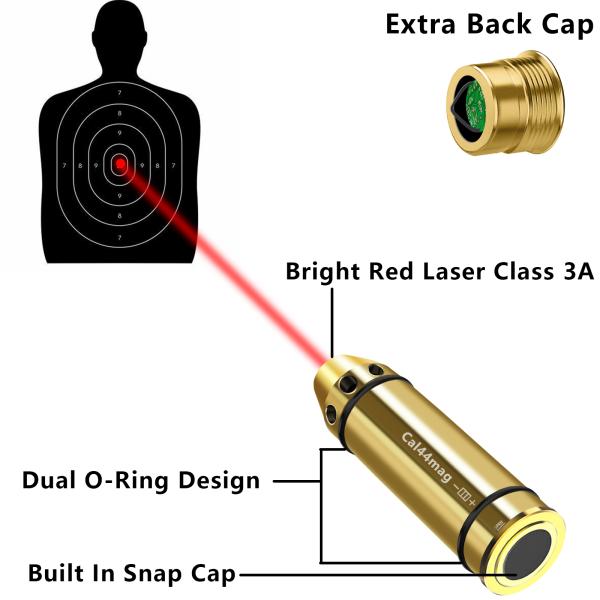 Cal44mag Laser Training With One More Snap Cap Extra Rubber O-Ring For Dry Fire Training System