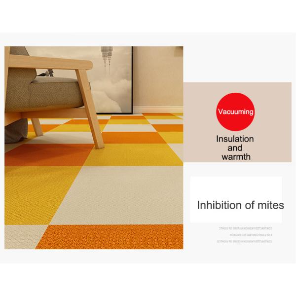 Total Thickness 9.5mm Self Adhesive Carpet Tiles for Center Rug in Children's Room
