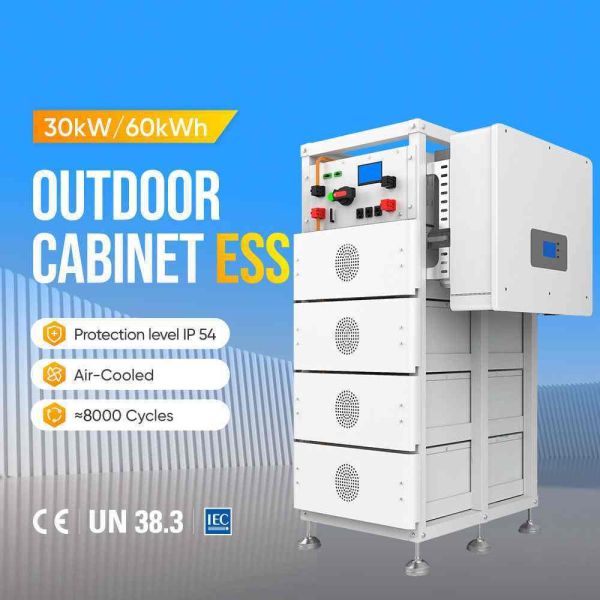 60kWh Industrial Energy Storage All In One ESS Energy Storage Cabinet Hybrid Storage