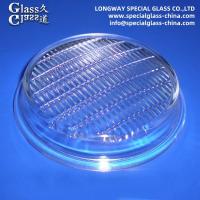 Couvercle de lentille de lampe en borosilicate moulé durable pour la lumière de piscine