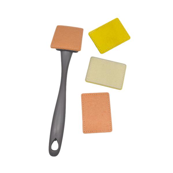 Wholesale wood pulp sponge scrubber compressed wood pulp cotton kitchen cleaning sponge with printed pattern for dishwashing and removing grease