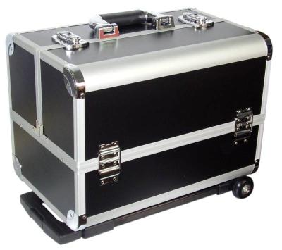 2018 new design pink aluminum beauty case , portable aluminum cosmetic display case for nail beauty,guangdong luggage, K