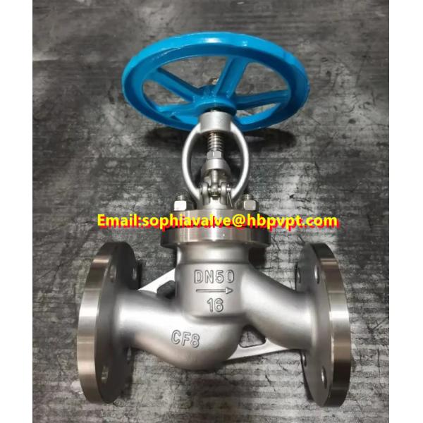 Stainless steel CF8 ANSI DIN globe valve